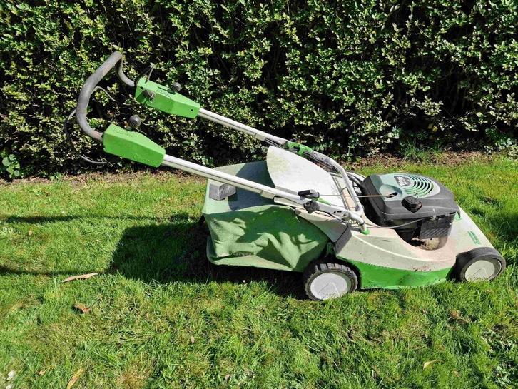 grasmaaier, Tuin en Terras, Grasmaaiers, Gebruikt, Benzine-grasmaaier, 50 cm of meer, Cirkelmaaier, Elektrische starter, Opvangzak