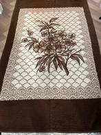 Vintage dubbelzijdige deken, Dolan, 1.40x2.40m bloemmotief, Huis en Inrichting, Ophalen of Verzenden, Gebruikt