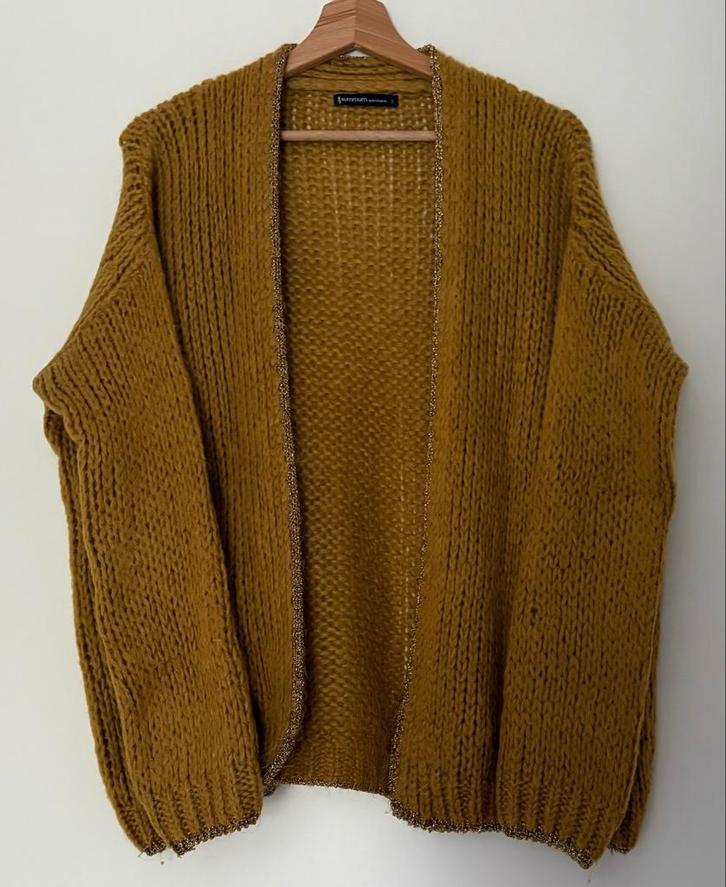 Summum Vest Mosterdgeel, maat s, Kleding | Dames, Truien en Vesten, Zo goed als nieuw, Maat 36 (S), Geel, Ophalen of Verzenden