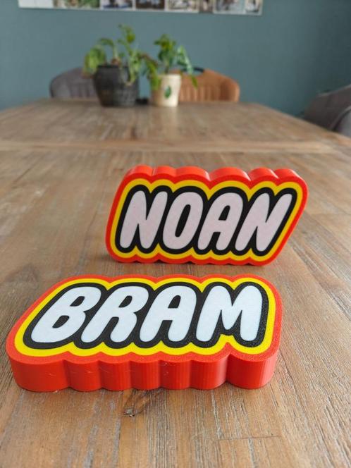 Gepersonaliseerd 3D Logo in LEGO stijl, Kinderen en Baby's, Speelgoed | Duplo en Lego, Nieuw, Ophalen of Verzenden