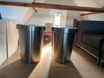 Metalen opberg tonnen Ikea beschikbaar voor biedingen