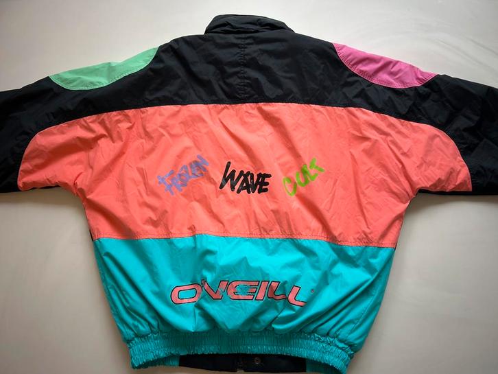 Foute Retro Vintage O’Neill Skijas XL, Kleding | Heren, Wintersportkleding, Jack, Maat 56/58 (XL), Ophalen of Verzenden