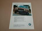 Reclame (uit oud tijdschrift) BMW E12/ 5-Serie/ 528i (1977), Verzamelen, Auto's, Gebruikt, Verzenden