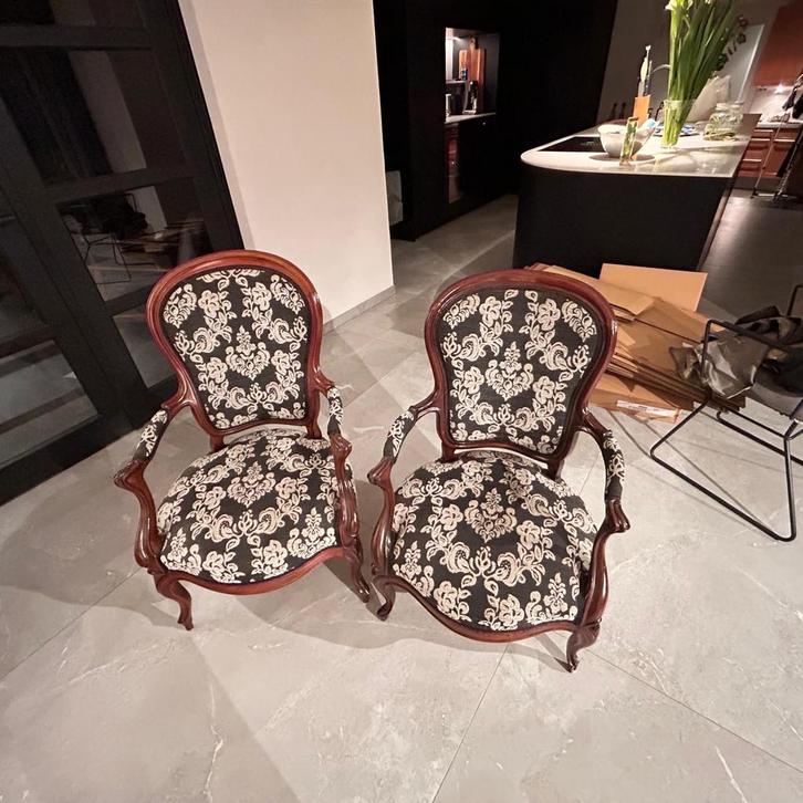 Barokstoelen set van 2 - Vintage charme!, Antiek en Kunst, Antiek | Meubels | Stoelen en Banken, Ophalen