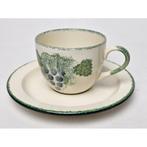 # Poole Pottery england kop en schotels. Hand painted, Huis en Inrichting, Keuken | Servies, Gebruikt, Ophalen of Verzenden, Overige stijlen