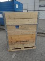 EuroPallet Met 8 x opzetrand  120x80 cm (3 stuks), Ophalen, Gebruikt, Minder dan 200 cm, Pallet