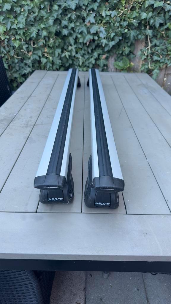 Hapro Aluminium Dakdragers – Gesloten Dakrails, Auto diversen, Dakdragers, Zo goed als nieuw, Ophalen