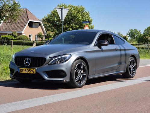 Mercedes-benz C-klasse Coupé 180 Premium *AMG pakket* Mat gr, Auto's, Mercedes-Benz, Bedrijf, C-Klasse, ABS, Achteruitrijcamera