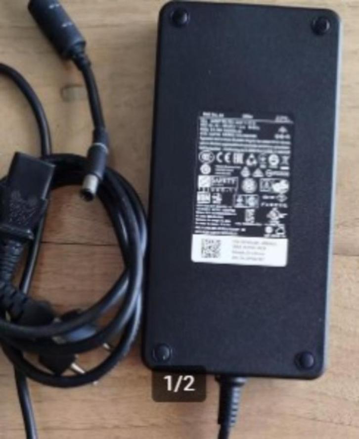 Dell Laptop adapter 240w, 19,5v, Computers en Software, Laptop-opladers, Zo goed als nieuw, Ophalen of Verzenden