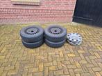 Winter banden stalen velg wieldoppen golf 5, Ophalen, Gebruikt