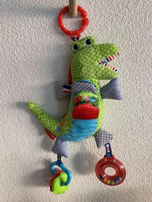 Fisher-Price hangspeeltje activity speelgoed krokodil. PRIMA, Kinderen en Baby's, Speelgoed | Fisher-Price, Zo goed als nieuw
