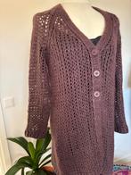 Cardigan/ vest van Twin Set, burgundy, Maat 38/40 (M), Paars, Twin Set, Ophalen of Verzenden