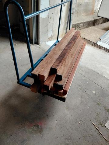 reststukken ~1/1.5 meter hardhout beschikbaar voor biedingen