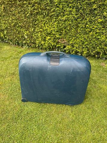 Grote Samsonite koffer 65cm  hoog, 87,5L, donkerblauw beschikbaar voor biedingen