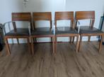 eettafelstoelen 4 stuks of apart/los eetkamerstoelen, Huis en Inrichting, Stoelen, Ophalen, Bruin, Vier, Italiaans