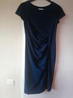 Jane Lushka blauwe jurk van travelstof/ maat S/ OPRUIMING, Kleding | Dames, Jurken, Zo goed als nieuw, Jane Lushka, Knielengte