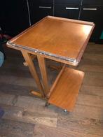 Plantentafel trolley serveerwagen vintage tafel op wieltjes, Huis en Inrichting, Tafels | Bijzettafels, Ophalen