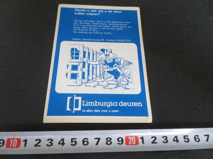 stickers strip Haelen Limburgia deuren Napoleonsweg 99 571, Hobby en Vrije tijd, Stickers en Plaatjes, Nieuw, Meerdere stickers