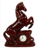 Vintage Aardewerk Paardenklok, Antiek en Kunst, Antiek | Klokken, Ophalen of Verzenden