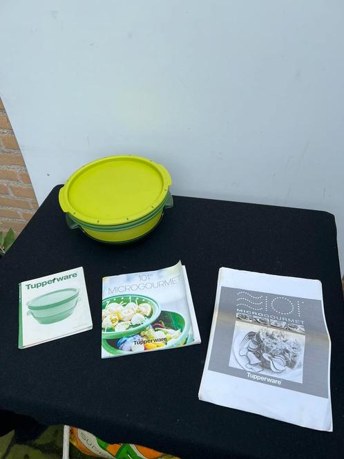 Te Koop : Tupperware 101 Microgourmet Stoompan Microwave, Huis en Inrichting, Keuken | Tupperware, Zo goed als nieuw, Ophalen of Verzenden