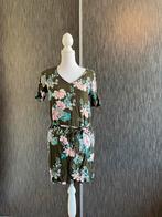 Jurk groen promod zgan bloemen maat M, Ophalen of Verzenden, Zo goed als nieuw