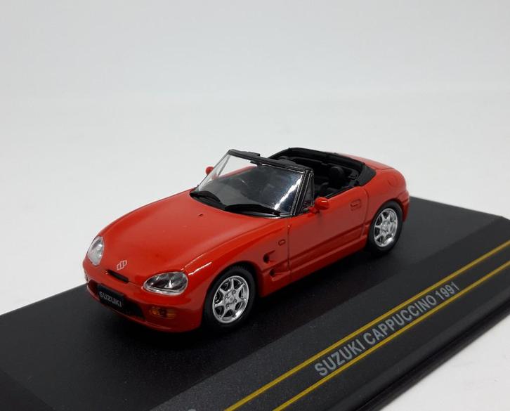 Suzuki Cappuccino 1991 Rood Schaal 1/43 First:43 F43-062, Hobby en Vrije tijd, Modelauto's | 1:43, Nieuw, Auto, Overige merken