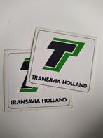 Twee stickers.  TRANSAVIA HOLLAND., Ophalen of Verzenden, Zo goed als nieuw