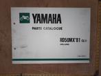 Yamaha Rd50mx onderdelen catalogus, Ophalen of Verzenden
