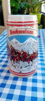 Budweiser 1985  Clydesdales Beer Stein, Ophalen of Verzenden, Gebruikt, Overige typen, Overige merken