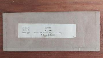 737 stafkaart uit 1943 WO II (!) Weerd Alweerd Moezel beschikbaar voor biedingen