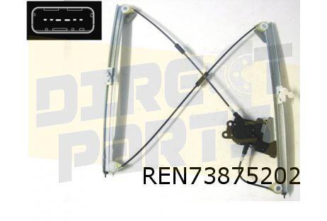 Renault Espace IV (-3/06) Raammechaniek Rechts voor (elb. in, Auto-onderdelen, Ruiten en Toebehoren, Renault, Nieuw, Ophalen of Verzenden