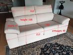 Ruime uitschuifbare 2 zitbank, hoofdsteunen zijn verstelbaar, Ophalen, Zo goed als nieuw, 75 tot 100 cm