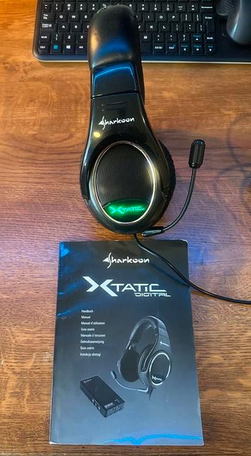 Sharkoon XTatic Digital Surround Gaming Headset. beschikbaar voor biedingen