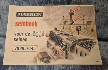 marklin seinboek voor de seinen  7036-7045