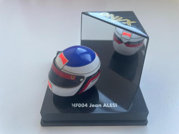 Helm Jean Alesi Ferrari 1/12, Verzamelen, Automerken, Motoren en Formule 1, Zo goed als nieuw, Auto's, Ophalen of Verzenden