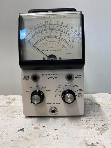 Heathkit VTVM IN 5218 Buizen Voltmeter Metal Tube Volt Meter beschikbaar voor biedingen