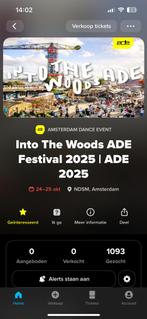 Into the woods ADE 2025, Tickets en Kaartjes, Eén persoon