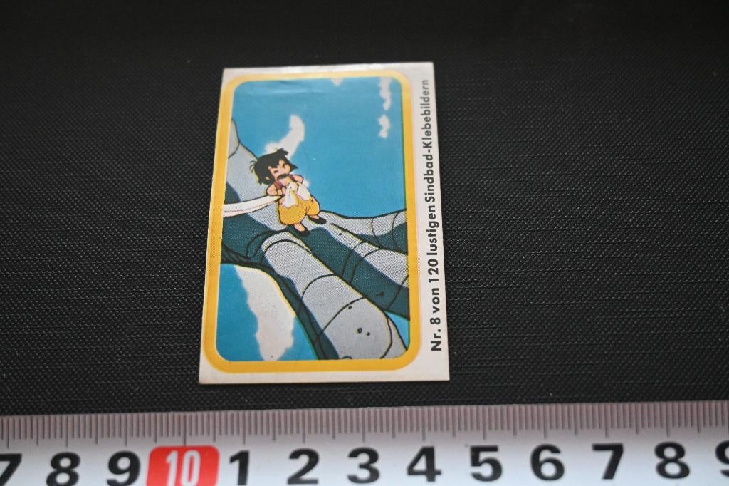 sticker strip sindbad tv serie tekenfilm, Ophalen, Zo goed als nieuw