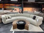 Royale ronde bank – direct leverbaar!, Ophalen of Verzenden, 150 cm of meer, Vierpersoons of meer, Royale ronde bank