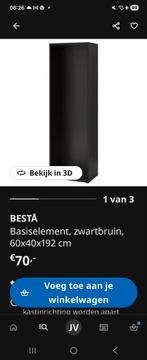 Besta kast met 4 planken nieuw in verpakking, Ophalen, Nieuw, 50 tot 100 cm, Minder dan 100 cm