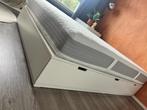 Ikea Bedframe met opberglades - Nordli Bed - 140x200cm, Huis en Inrichting, Ophalen, Gebruikt, Wit, Tweepersoons