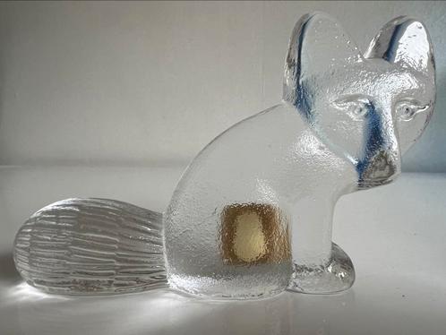 Vintage Lisa Larson~Royal Krona Vos Art Glass Djur I Frihet, Antiek en Kunst, Kunst | Designobjecten, Ophalen of Verzenden
