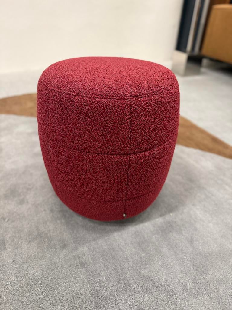 Nieuw Design on Stock Barrell Bosa stof design Poef Kruk, Huis en Inrichting, Minder dan 50 cm, Rond, Stof, Design on Stock