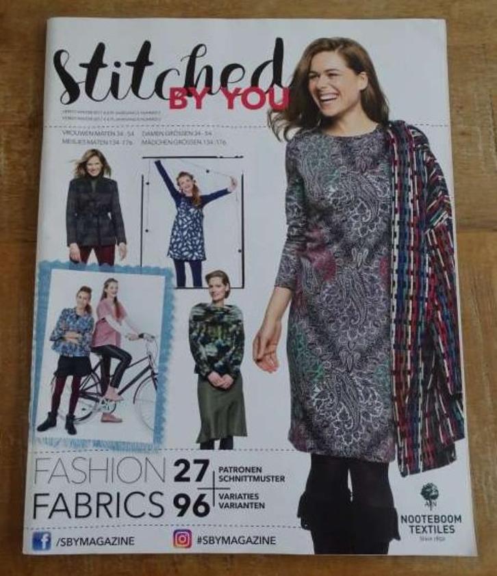 Stitched by You herfst winter 2017 maat 34 t/m 54 XL, Hobby en Vrije tijd, Kledingpatronen, Zo goed als nieuw, Vrouw, Overige merken
