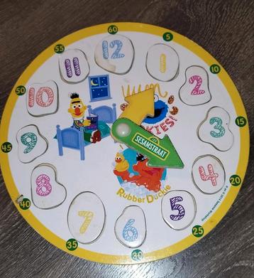 Sesamstraat Rubber Duckie Klok Puzzel beschikbaar voor biedingen