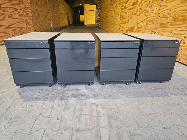 Ahrend ladeblokken, Huis en Inrichting, Kasten | Ladekasten, Gebruikt, Minder dan 100 cm, 25 tot 50 cm, 3 of 4 laden, Ophalen