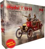 Model T  Ford 1914 Fire Truck With Crew ICM 1/24, Hobby en Vrije tijd, Modelbouw | Auto's en Voertuigen, Overige merken, Groter dan 1:32