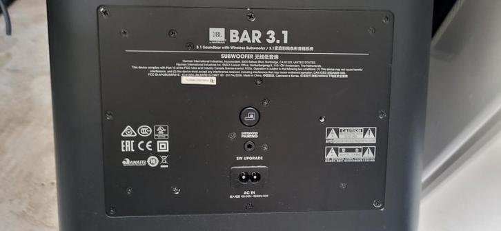 jbl bar 3.1 draadloze subwoofer, Audio, Tv en Foto, Soundbars, Ophalen of Verzenden