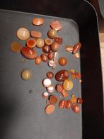 Lot oranje carneool cabochons, Ophalen of Verzenden