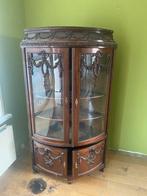 Prachtige hoek vitrine kast, Ophalen of Verzenden, Zo goed als nieuw, 25 tot 50 cm, 50 tot 100 cm